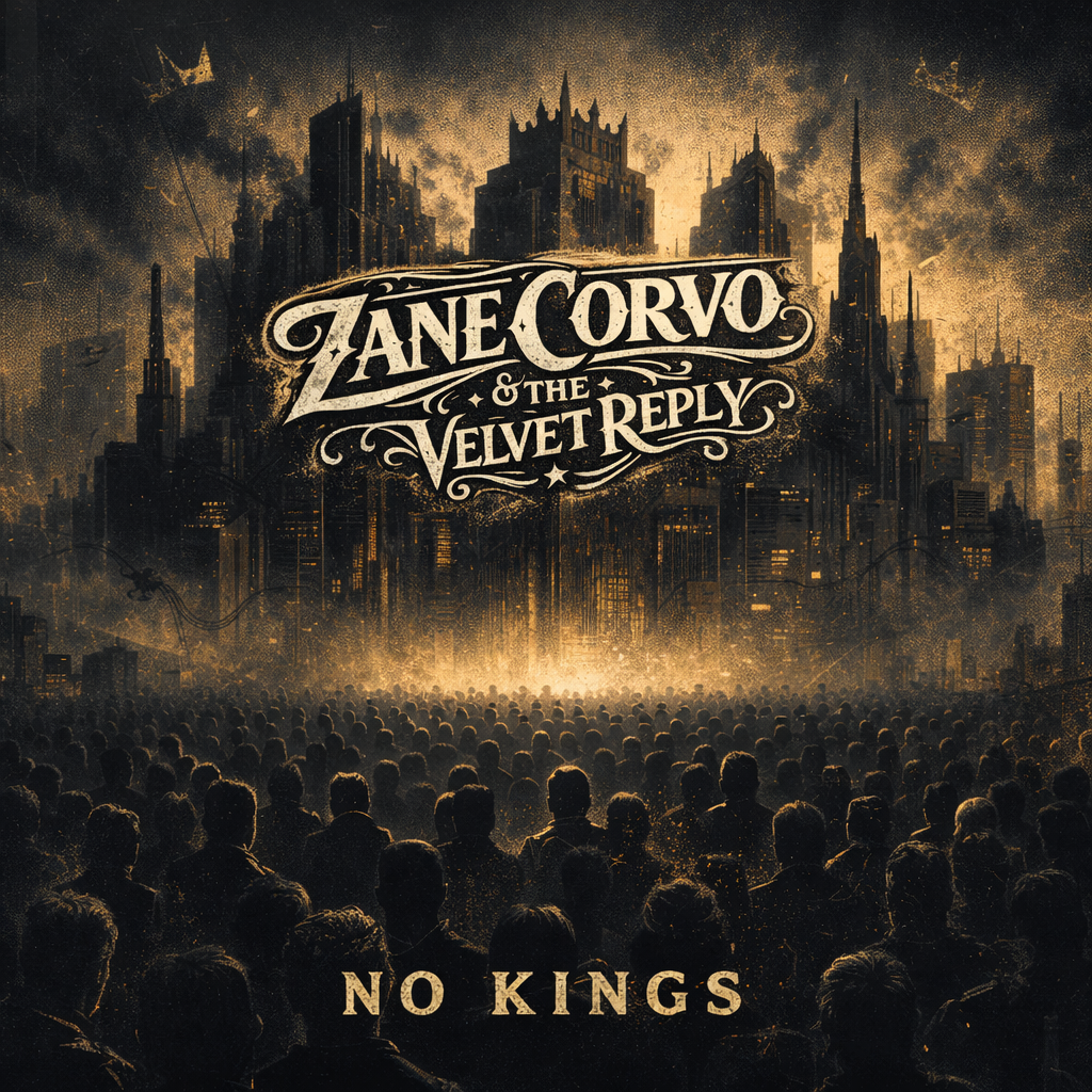No Kings — Zane Corvo & The Velvet Reply album cover